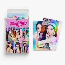 1pc 60pcs Holographic Cards New Album Merchandise Flash Cards LOMO Collection Cards K-Pop Star Merchandise, Idol Collectible Decorative Cards, Fan Merchandise Decor, Gift, Katseye Light Stick, Straykid.Photocard, K-Pop, Katseye Photo Card - Card - View 6