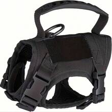 Anti-Escape Black Breathable Pet Vest, Suitable For Small And Medium Dogs And Cats, For Outdoor Walking And Travel, No Pulling On Pet Chest Harness - Black - View 4