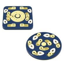 Dog & Cat Interactive Puzzle Toy Feeder, Anti-Choke Training Bowl, Slow Feeder Bowl, Pet Boredom Relief Gadget - Royal Blue - View 10