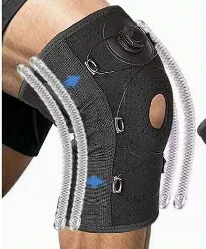 Spring Knob Knee Pads, Spring Bar Rebound Knee Pads, Running, Basketball, Hiking, Fitness Joint Protection Knee Pads