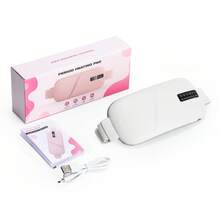 Warm Uterus Waist Belt, USB Rechargeable Heating Pad, Heating Vibration Massage Waist Belt - A - View 12