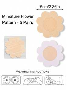 2pcs Women's Silicone Breast Prosthesis: Ultra-Thin Solid Silicone Lift Pads, Invisible Seamless Design, For Breast Lift And Anti-Sagging (Silver Is Khaki) - Color - View 10