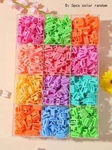 100/60/30/5pcs Girls Multi-Color Cute Hair Claw Clips, Sweet Versatile Small Hair Accessories For Daily Use - Multicolor - View 11