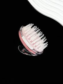 1PC Silicone Shampoo Brush, Scalp Massager And Hair Cleaning Brush For Shower And Bath, Head Body Relaxation Massage Comb, For Home Use And Daily Hair Care - Multicolor - View 8