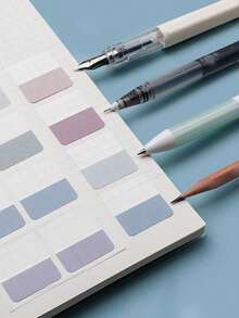 Book Annotation Supplies, Sticky Note Set, Can Be Used For Index Tabs, Bookmarks, Etc., Suitable For Classification, Memo, Bookmarks, Etc., Transparent Fluorescent Index Tabs, Back To School Essential - Book Annotation Supplies - View 4