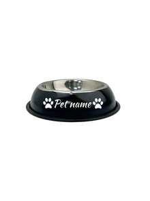 Personalized Stainless Steel Dog Bowl With Non Slip Bottom, Dog Bowl For Small Medium & Large Dogs, Custom Pet Name Dog Feeding Bowl For Food & Water - Multicolor - View 24