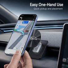 LCARS New Energy Vehicle Magnetic Phone Mount - Compatible With 2024-2025 Model 3 Highland And Model Y Launch Air Vent Installation, Space-Saving Design With Unobstructed View (Not Compatible With Older Models) - D18+C02 - View 5