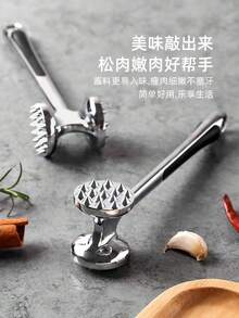 Stainless Steel Meat Tenderizer Hammer, Steak Tenderizer, Meat Mallet, Meat Pounder, Kitchen Meat Tenderizer Tool - CK Meat Tenderizer 1pc - View 8