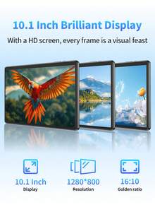 Relndoo 2026新款Android平板電腦附保護殼，10吋Android 16平板，2合1平板，RK3562四核2.0 GHz，6GB RAM+128GB ROM，2MP+8MP雙鏡頭，1280*800px HD觸控螢幕，6000mAh電池，802.11n Wifi 2.4G/5G無線，Pad（不含適配器） - 粉色附保護殼 - 查看 4