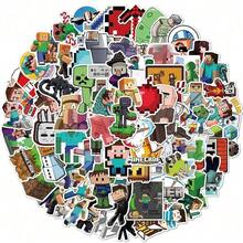 Panini 100pcs Game Character Waterproof Stickers, Classic Cartoon PVC Decals, Cute Graffiti Stickers, Suitable For Daily DIY Projects - Such As Water Bottles, Notebooks, Luggage, Skateboards, Phone Cases, Etc. - Random Styles (100pcs) - View 5