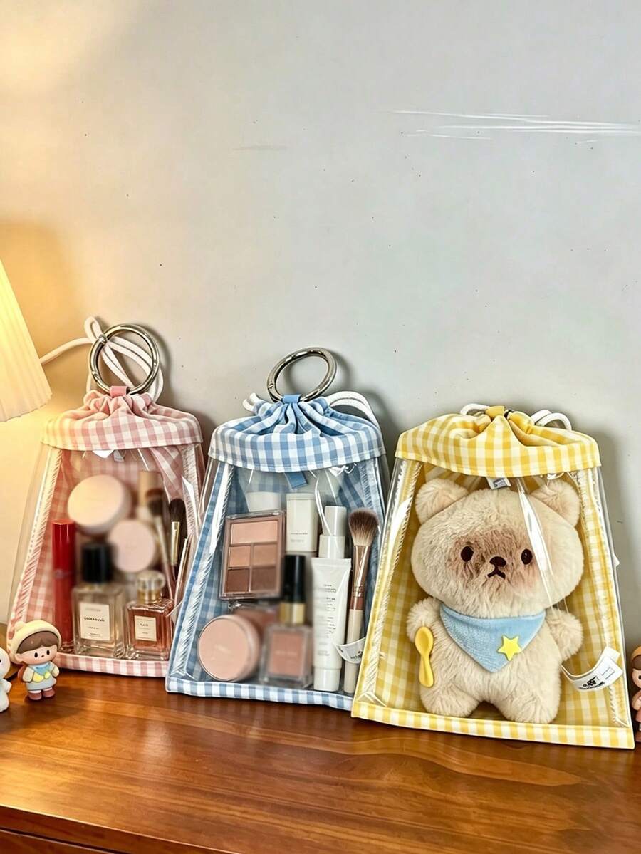 Tas Display Boneka Transparan, Cocok untuk Boneka, Dapat Menyimpan Boneka dan Aksesoris Kecil, Sempurna untuk Membawa Boneka, Ideal sebagai Hadiah Ulang Tahun atau Pesta - MultiWarna - View 1