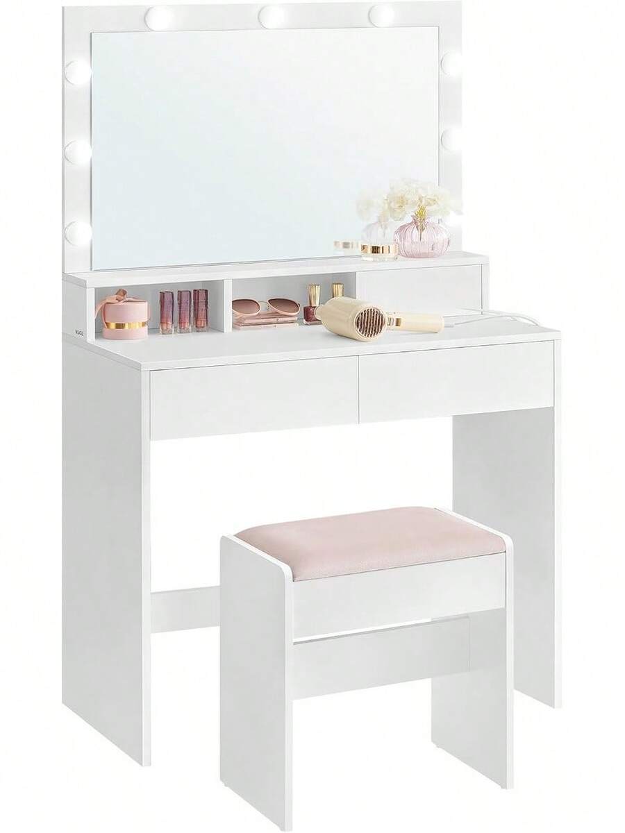Table And Chair Set - Cloud White - View 1
