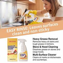 jakehoe Oil Stain Cleaner, Fast Stain Removal, Gentle Multi-Material Penetrating Cleaning, Easy To Rinse, Universal For Kitchen, Clothing, Tile Surfaces, Range Hood, Stove, Household Essential, Holiday Must-Have, Perfect Gift Choice - Liquid - View 7