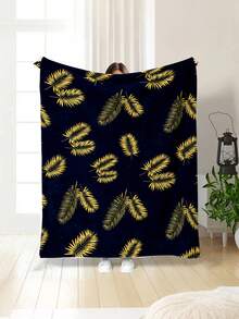 1pc Modern Style Soft & Comfortable Blanket, Minimalist Cool Design, Multi-Purpose Throw For Sofa, Bed, Outdoor Camping, Leisure, Home, Picnic, Travel, All-Season Comfort, 280gsm Polyester, Machine Washable - Multicolor - View 8