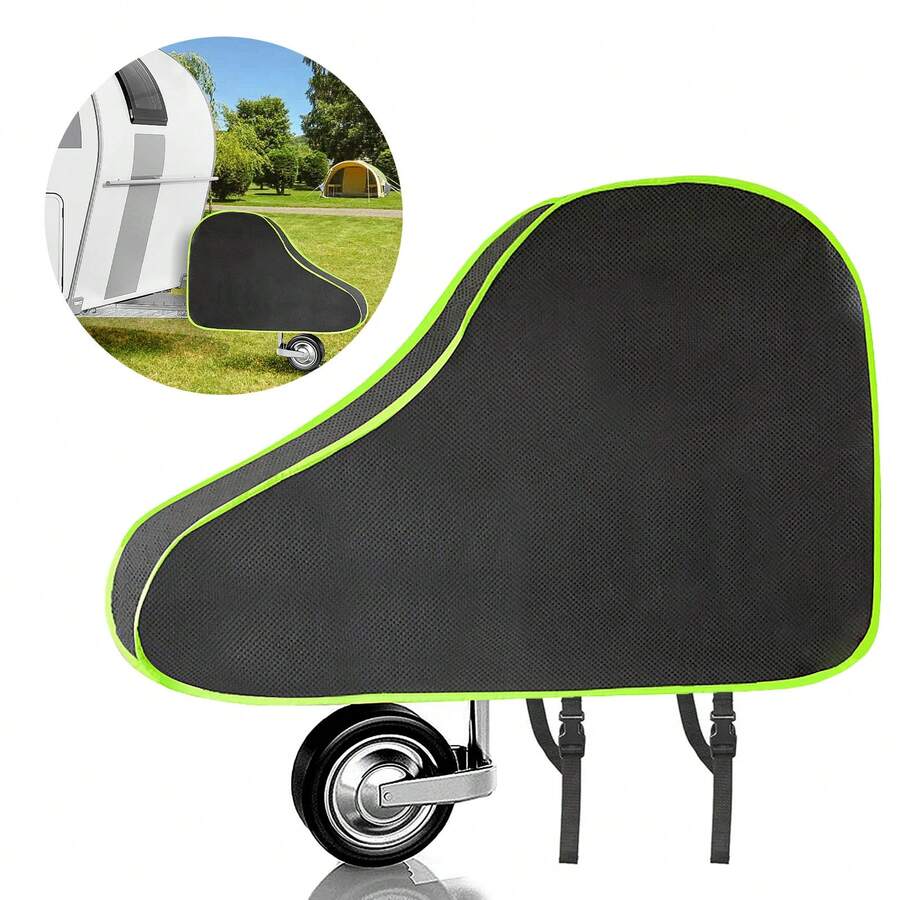 Universal Trailer Hitch Cover Windproof Towing Bar Guard With Storage Bag - A - View 1
