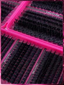 CMAYOME 600/684/708/720pcsDIY Eyelash Clusters, Baby Eyes, Anime Eyelashes, Enlarged Eyelashes For Both Eyes, Elongated Eye Tails, Suitable For Various Makeup Looks, Popular Eyelashes Small And Cheap, Suitable For Daily Use, Parties - DD - View 11