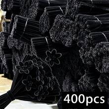 400 Pipe Cleaners& Video Tutorial - Ultimate Chenille Stem Craft Kit | DIY Bundle For Flowers & Creative Projects, Perfect For Parties, DIY Activities,Handmade Craft Gift For Valentine's Day, Christmas - Solid Color - View 22