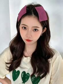 10pcs Aksesori Rambut Stiker Poni Ajaib Baru, Patch Rambut Multifungsi Warna Solid, Perekat Rambut Ajaib Tanpa Sambungan, Alat Penata Rambut Dahi dan Belakang Kepala Minimalis Serbaguna, Aksesori Rambut Gaya Korea - MultiWarna - View 10
