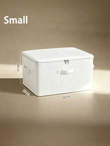 Zippered Fabric Storage Box, Large Capacity Clothing & Bedding Storage Bin, 3 Portable Handles, Stackable Closet Moisture-Proof & Dust-Proof Storage Container, Suitable For Clothes, Bedding, Sweaters, Miscellaneous Items, Space-Saving - Multicolor - View 13