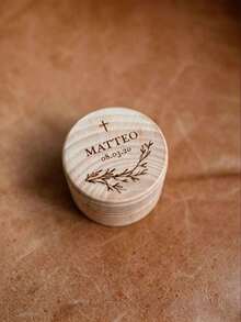 Customized Text Wooden Baptism Cross Box, Jewelry Storage Box, Engraved Keepsake, Christening Gift Idea, Grief Recovery Gift, Birthday Gift For Boys And Girls - Multicolor - View 10