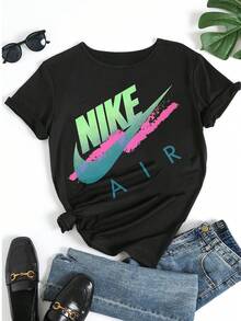 Women T-Shirts - 黑色 - 查看 5