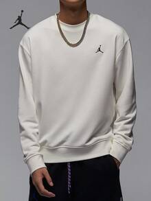 Nike/Authentic JORDAN Men's Knit Casual Crew Neck Pullover Sweatshirt HF1118-133 - HF1118-133 - View 1