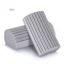 2/1Pc Absorbent Sponge Cleaning Brush, Reusable Durable Wavy Striped Sponge Duster, For Blinds, Glass, Vents, Mirrors, Window Slots & Baseboards, Household Cleaning Tool, For Kitchen & Bathroom, Daily Home Supplies, Squishy, Kitchen - Multicolor - View 11