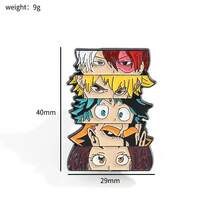 One Piece Q版動漫角色琺瑯領針路飛 索隆 山治 喬巴 羅賓 布魯克 胸章 徽章 背包裝飾 粉絲禮物 - 彩色 - 查看 22