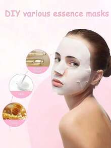 50/30/1pc Disposable Compressed Facial Mask Sheets, Individually Packaged Portable Compressed Mask Pads, Skincare Mask Sheets, Skincare Tools, Beauty Tools For Home And Beauty Salon Use, Travel Essentials - Multicolor - View 2