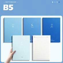 Gradient Notebook, B5 Thick Bound Notebook, Diary, Suitable For Office, Study And Journaling - B5 - View 8