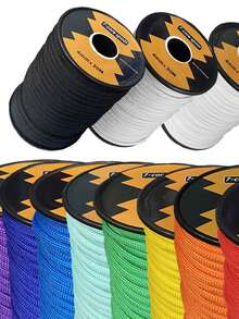 Tali Paracord 550 4mm 7-Strand Core Tipe III Tali Poliester Tali Parasut Cocok Untuk Berkemah di Luar Ruangan dan Kerajinan Tangan DIY - MultiWarna - View 11