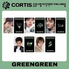 5 بطاقات صور من ألبوم CO RTIS GREENGREEN، بطاقة حظ YZY 2.0 - متعدد الألوان - مشاهدة 5