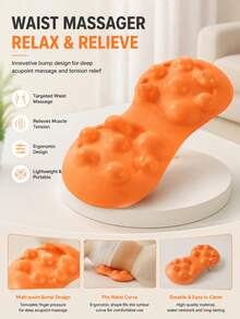 1pc Cervical Massage Pillow Home Traction Corrector Neck & Shoulder Massage Waist Massage - Multicolor - View 7