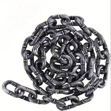 1pc 6-Foot Halloween Plastic Chain, Spooky Costume Accessory For Haunted House Decoration - Multicolor - View 4