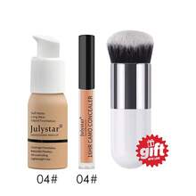 Julystar 3‑Piece Base Makeup Set, Liquid Foundation & Concealer With Free Makeup Brush, Soft Matte Long‑Wear 16H Oil Control, Lightweight Breathable, Full Coverage For Natural Flawless Daily Face Makeup - Set - View 12