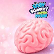 1pc Realistic Brain Squeeze Stress Relief Toy, Soft Stretchable TPR Material Brain Shaped Soft Toy, Funny Prank Anxiety Relief Hand Toy, Suitable For Adults And Children, Party Gift, Halloween Independence Day Gift - Multicolor - View 8