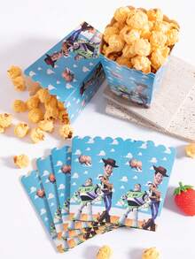 6pcs/12pcs/24pcs Anime Cartoon Theme Party Candy Boxes, Suitable For Halloween Party Decoration, Theme Party Gift Boxes, Candy And Cookie Boxes, Party Gift Bags, Party Gift Boxes, Suitable For Birthday Party, Candy And Popcorn Box Decoration, Suitable For Back To School Season Party, Holiday Essential Party Supplies - Multicolor - View 4