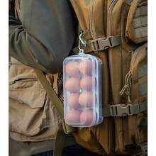 4 Grid/8 Grid Outdoor Shockproof Egg Box Storage Box, Portable Camping Shatterproof Egg Tray, Home Plastic Protection Box, Travel Shatterproof - Multicolor - View 5