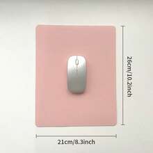Small PU Mouse Pad Non-Slip Gaming Desktop Leather Mouse Pad Waterproof Anti-Scratch Easy To Clean Mat For PC Laptop Desktop - View 2