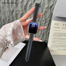 Elegant Elegant Watch Band, Vintage Versatile Plain Texture Folding Magnetic Buckle Design, Suitable For Huawei Fit 5/Fit 4/Fit 3 Sizes, Quick Release Buckle Design, Multi-Function Wristband, Suitable For Men And Women Smart Sports Wear - Multicolor - View 11