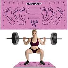 Anti-Slip Training Mat For Squats, Which Helps Improve Exercise Efficiency, Is Anti-Slip, Soft And Elastic, Easy To Clean And Store, Suitable For Gym Workouts And Home Sports, Indoor/Outdoor Activities, Suitable For Yoga - Multicolor - View 18