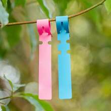 100pcs Waterproof Plastic Plant Labels Hanging Plant Tags Gardening Plant Marker Labels Tools For Flower Pots And Planters - A - View 2