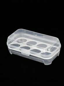 4 Grid/8 Grid Outdoor Shockproof Egg Box Storage Box, Portable Camping Shatterproof Egg Tray, Home Plastic Protection Box, Travel Shatterproof - Multicolor - View 10