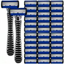 6‑Layer Blades Men Manual Razor, Replaceable Shaving Heads Ergonomic Non‑Slip Handle Smooth Beard Shaving Tool - Safety Tazor + Blade - View 15