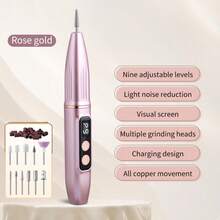 Rechargeable Electric Nail File, Professional Portable Nail Polishing File, Wireless Design, High-Speed Tool Suitable For Salon And Home Use, Great Gift For Women, Battery Capacity: 300mAh - Multicolor - View 13