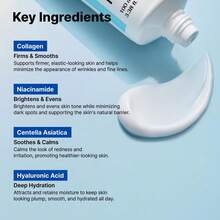 NIDA Crema Facial Hidratante 100 ml con Centella Asiática, Niacinamida, Ácido Hialurónico y Colágeno Vegetal | Hidratación Intensa, Textura Ligera, Rápida Absorción, Piel Suave y Luminosa | Cuidado Diario para Todo Tipo de Piel, Fin de Verano y Otoño - 1 - Ver 6