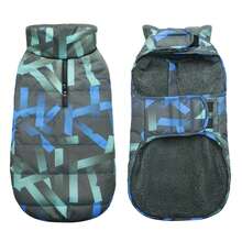 Dog Winter Coat, Warm Fleece Vest With Built-In Drawstring Hole And Reflective Strip, Suitable For Small And Medium Dogs In Cold Weather And Snowy Conditions - Mint Blue - View 4