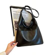 1pc Women's Tote Bag 2026 Spring/Summer New Minimalist Commuter Underarm Bag Large Capacity Crossbody Shoulder Bag - Multicolor - View 5