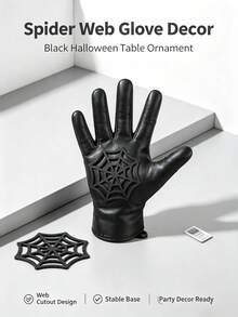 4/2/1pc Halloween Spider Web Wooden Coasters, Eerie Spider Web Hollow Design, Creative Desktop Decor, Gothic Style Personalized Heat-Insulating Pads, Suitable For Parties, Weddings, Birthdays, Halloween Decorations And Holiday Party Table Settings - View 2