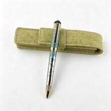 Metal Ballpoint Pen Set Vintage Green Pattern Metal Rollerball Pen With Pen Pouch Business Office Writing Gift Pen For Men Women - 1350 - View 8
